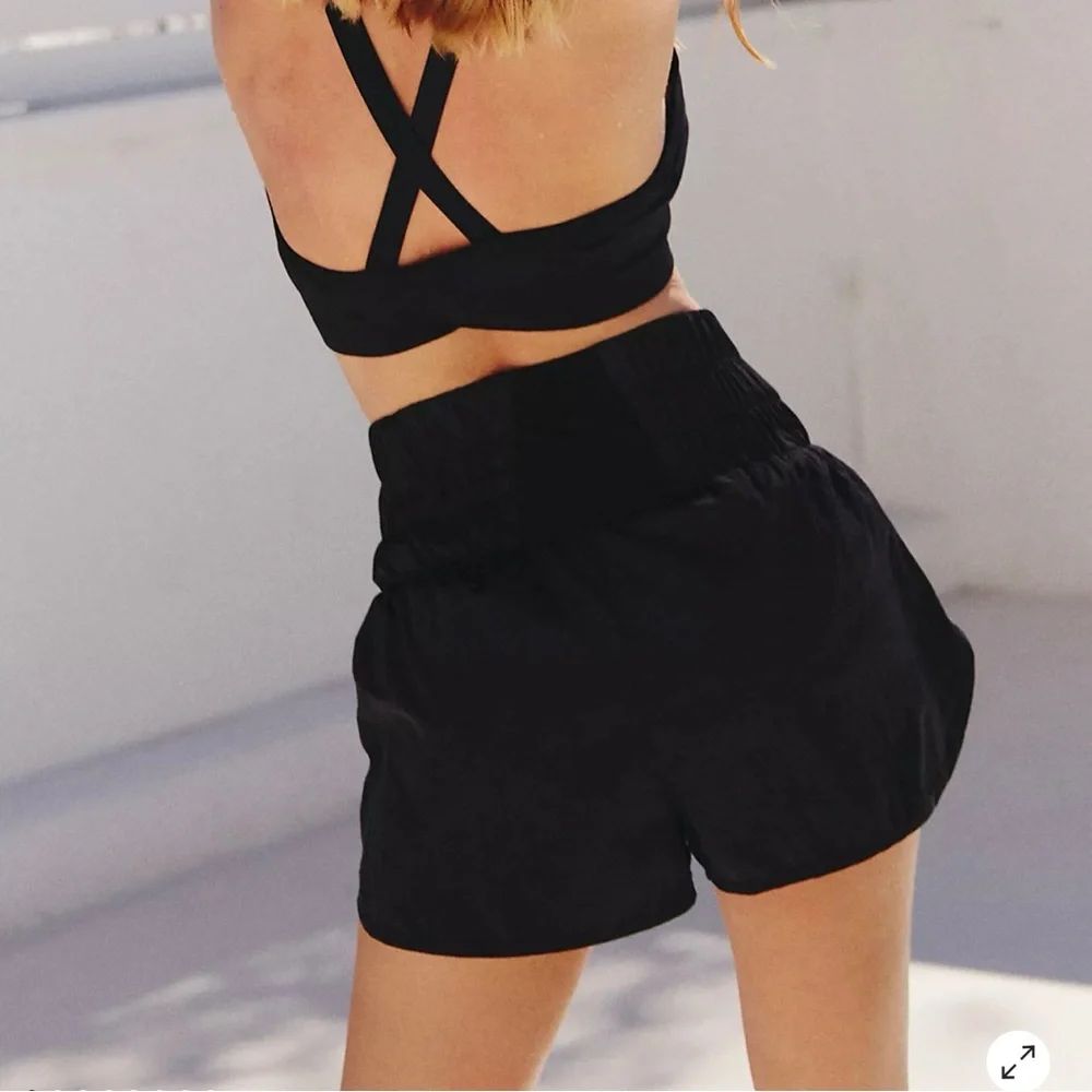 Free People Movement The Way Home Shorts Black Medium - Picture 3 of 8